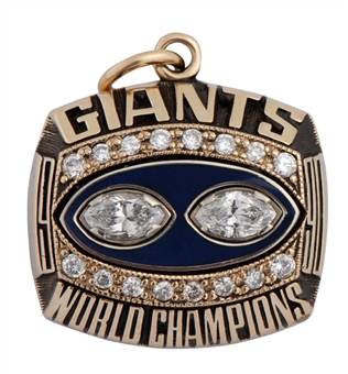 1990 NY Giants Super Bowl Champions Ring Top Pendant  